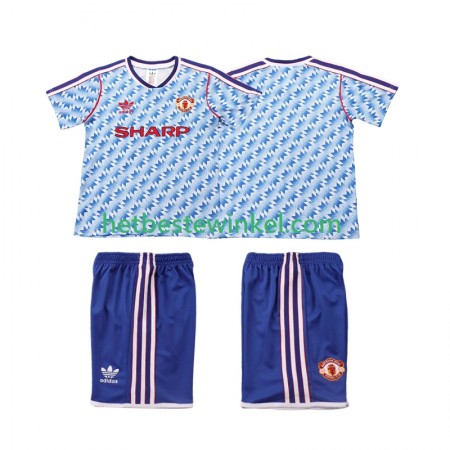 Manchester United 1992 Voetbalshirts Retro Kind Uit 1990